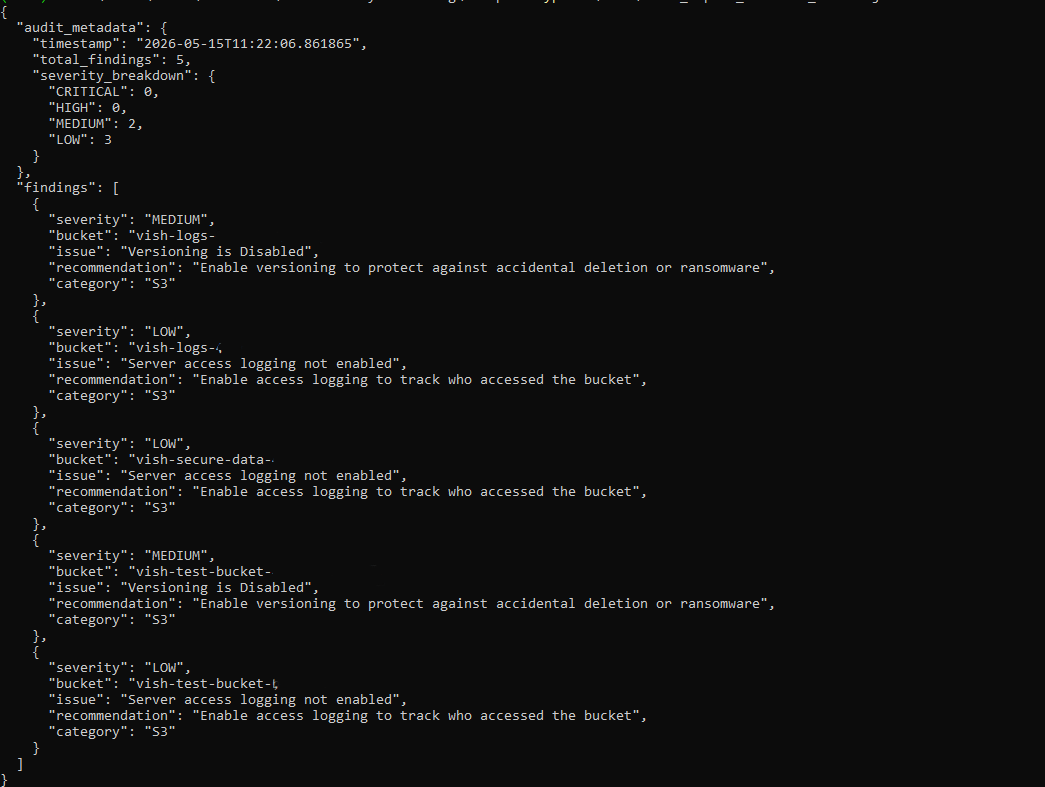 JSON 报告