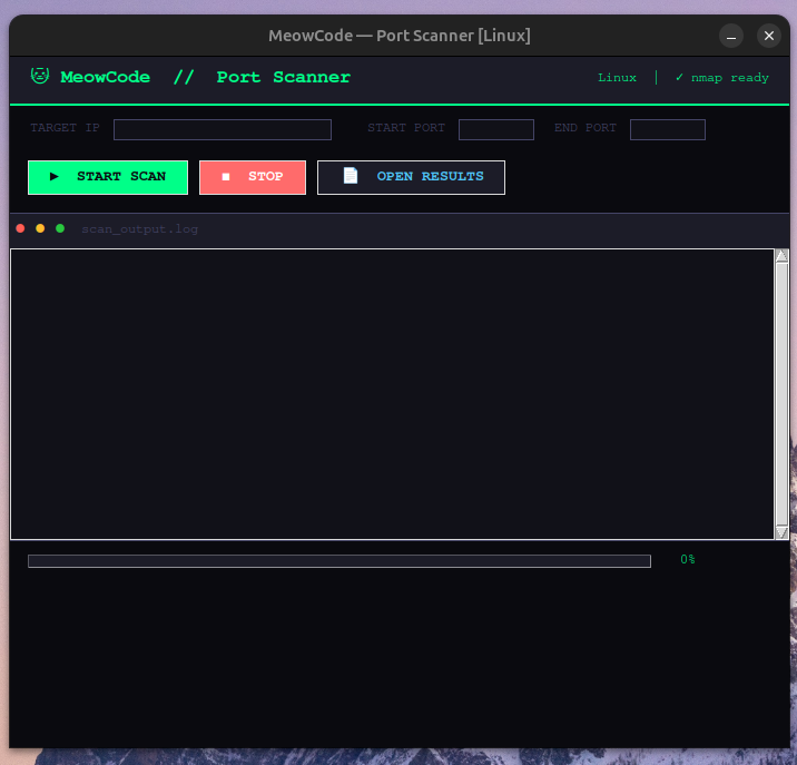 端口扫描器 GUI