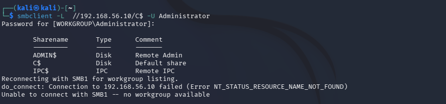 SMB Enumeration