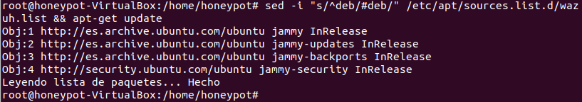 Desactivando las actualizaciones automáticas de Wazuh Agent