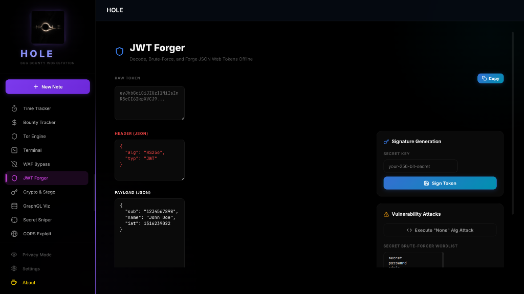 JWT Forger