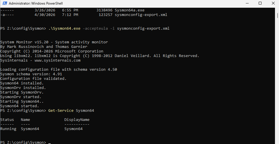 Sysmon 安装
