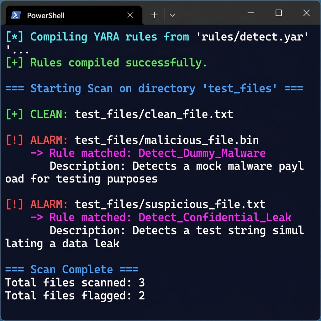 Scanner Output