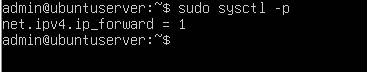 sysctl -p output