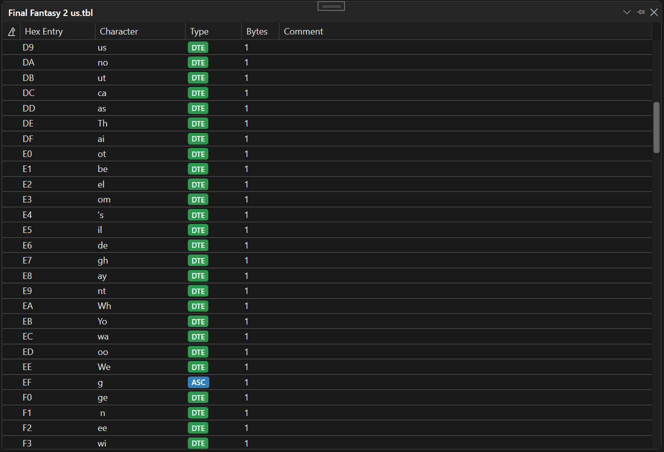 TBL Editor