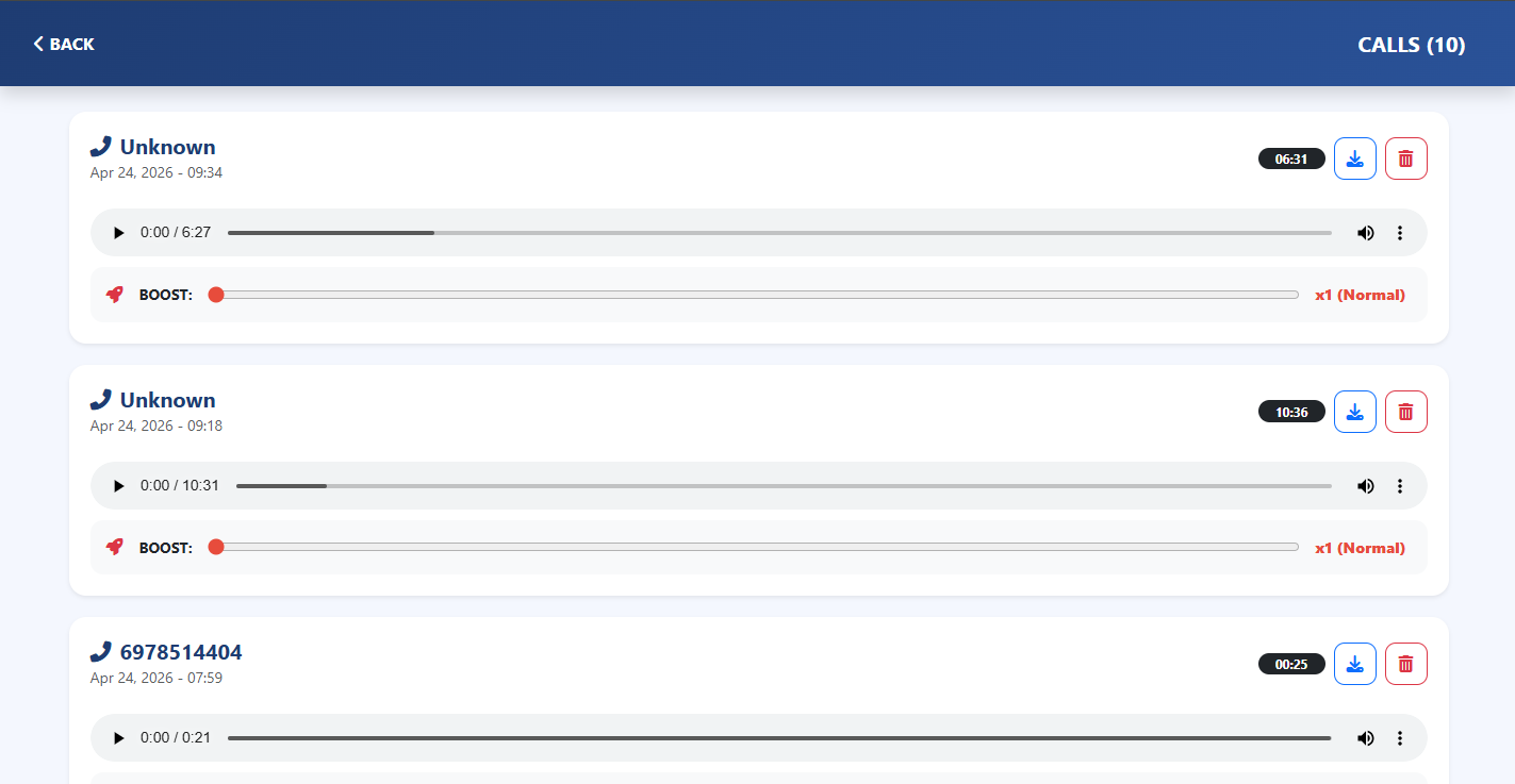 Android RAT Call Logs Sync