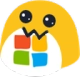 Emoji of a Windows eating booboo