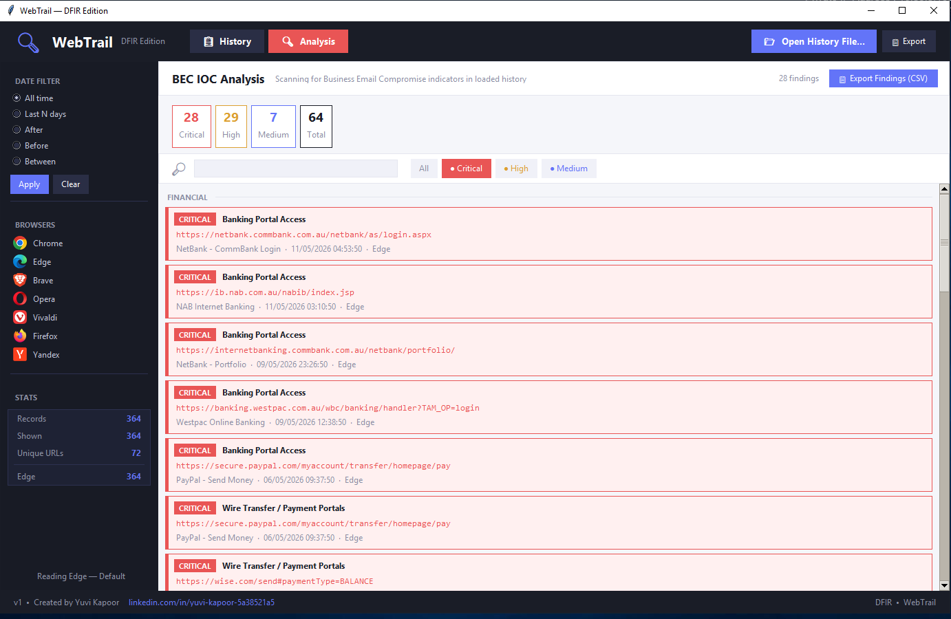 WebTrail Screenshot 2