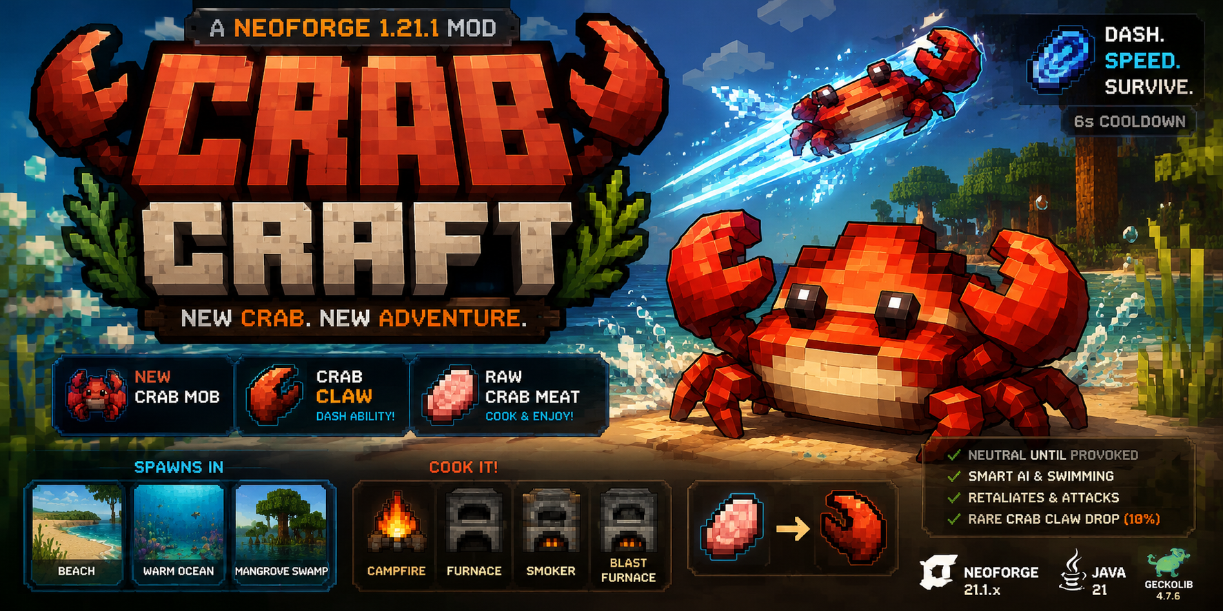 CrabCraft Banner