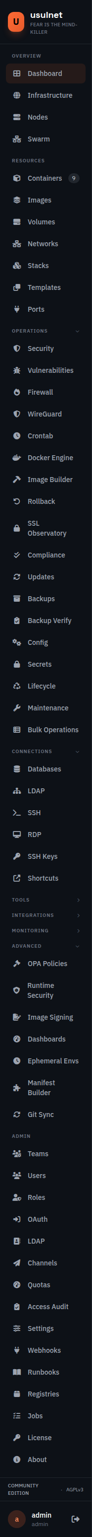 Sidebar — v26.5.1 modules