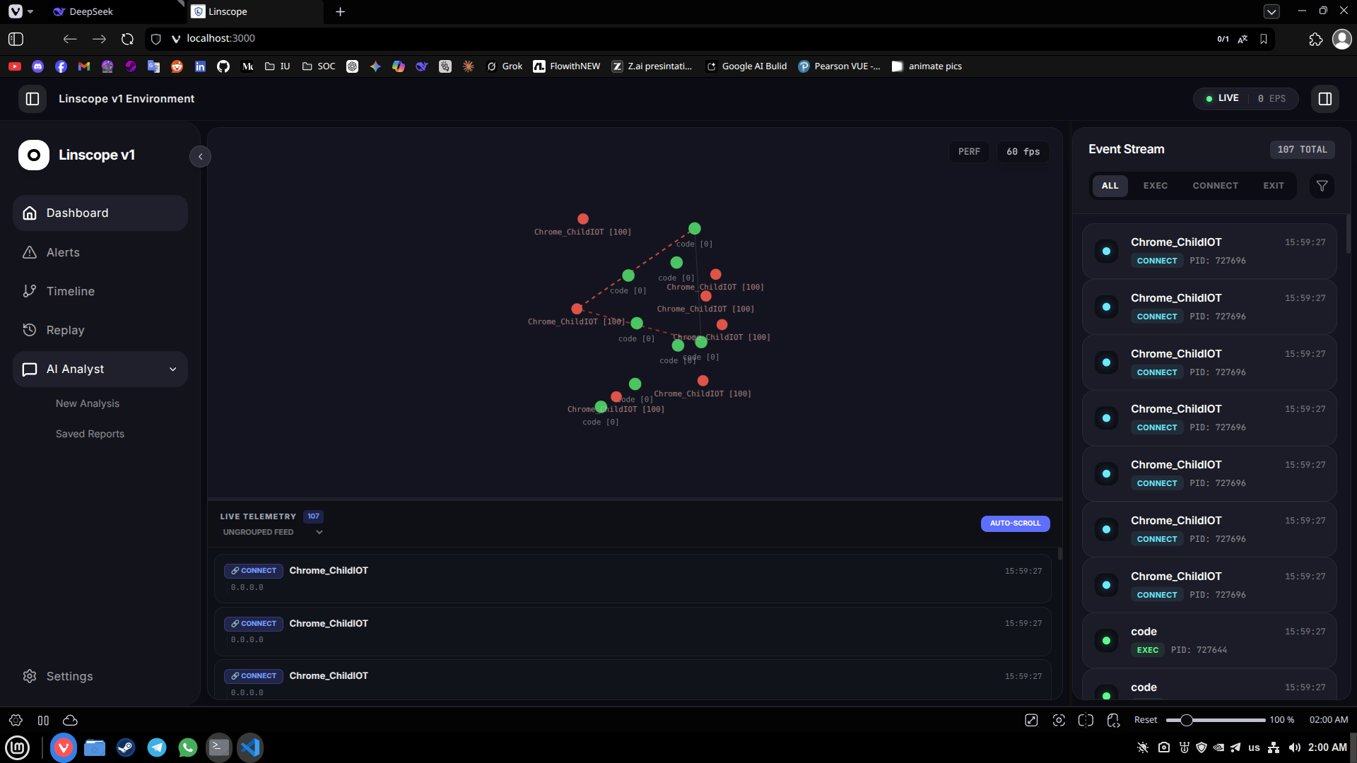 Linscope screenshot 2