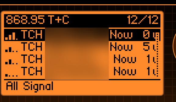 Live meter scan