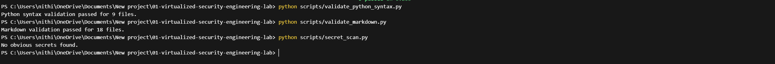Validation Scripts