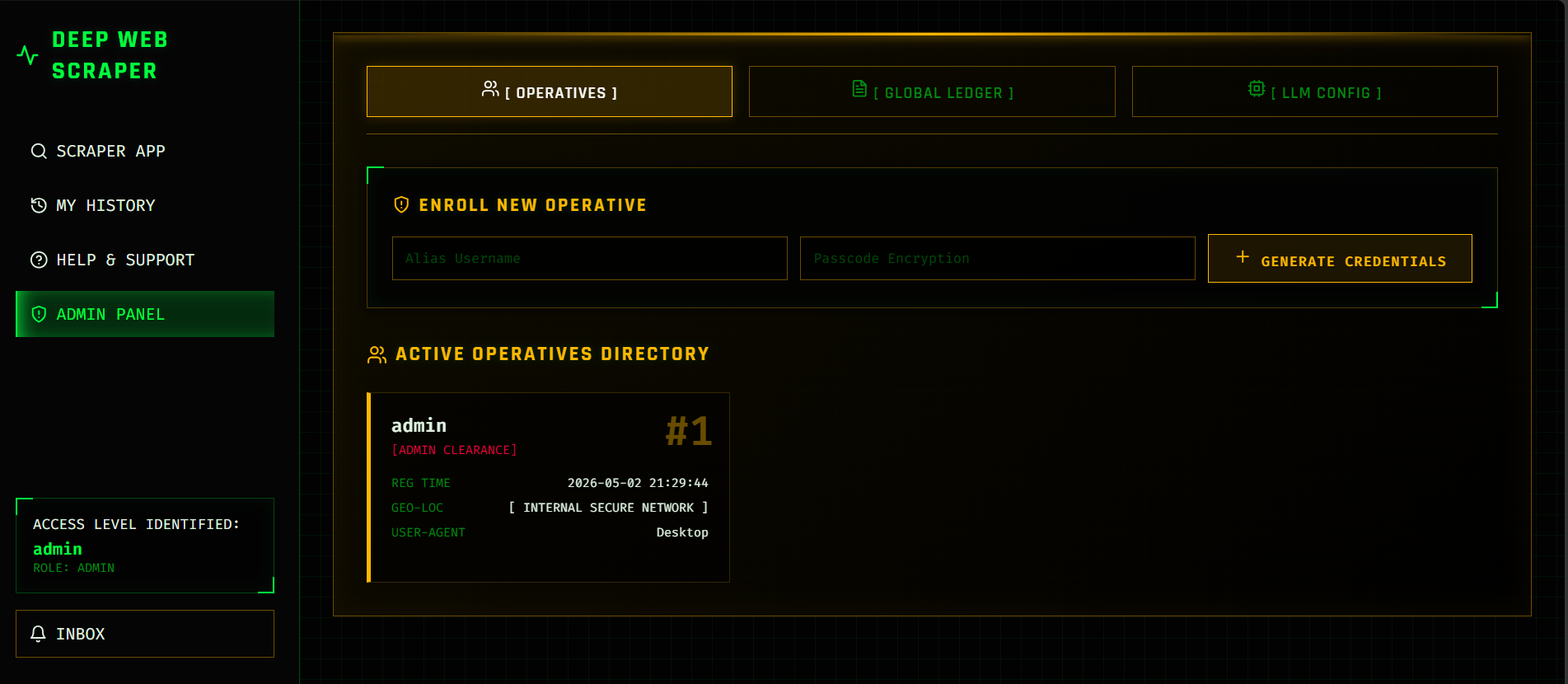 Admin Panel
