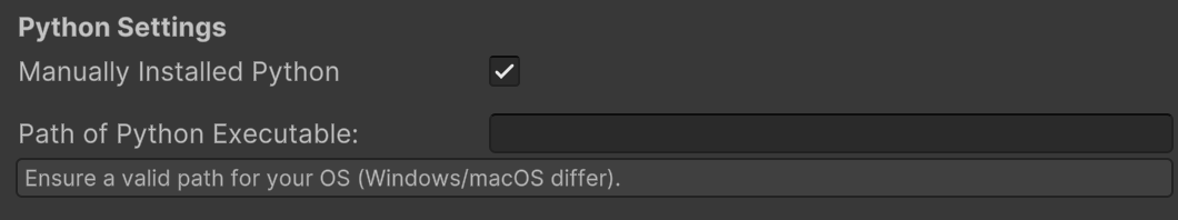 Python Settings