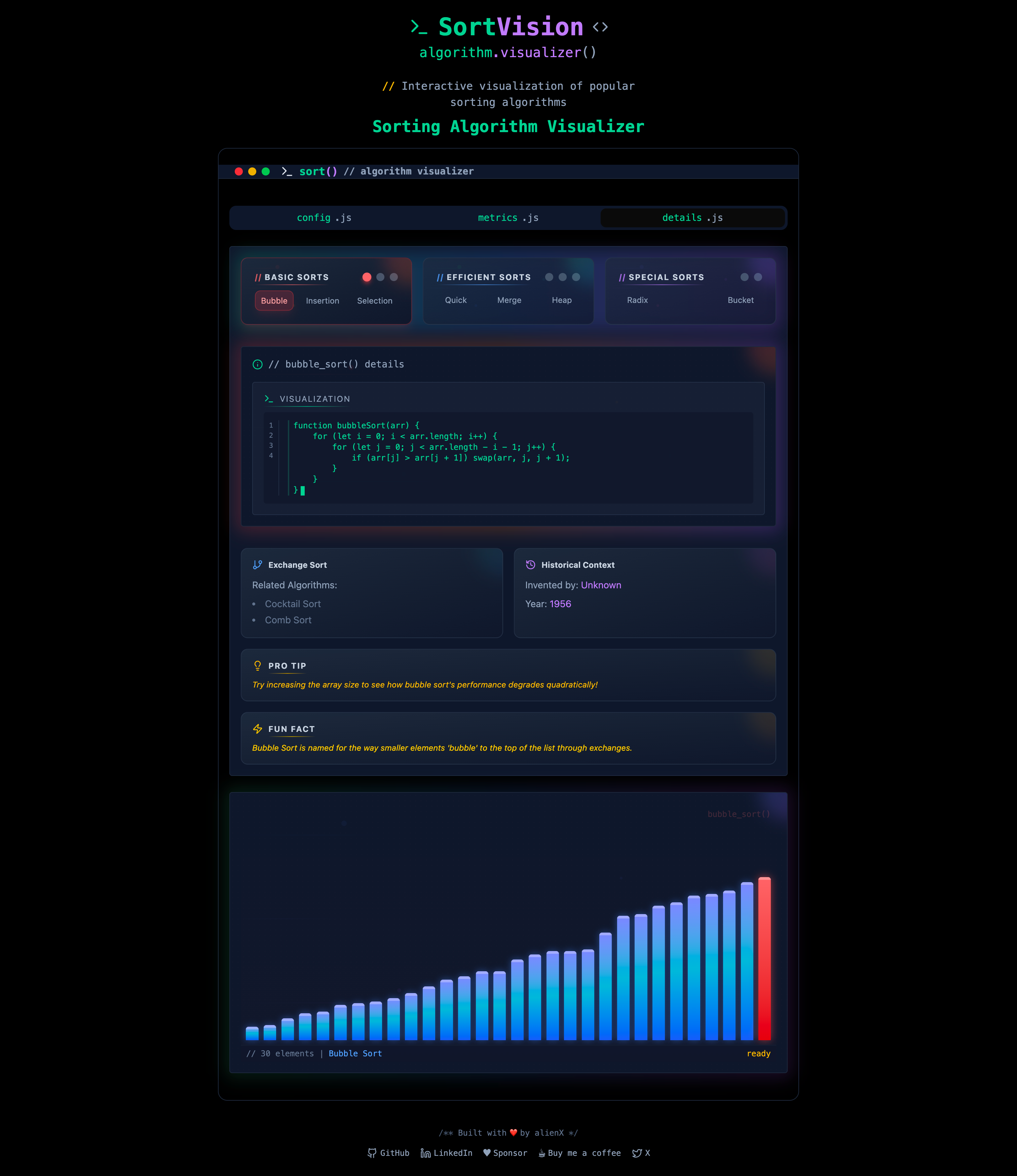 Metric Screen