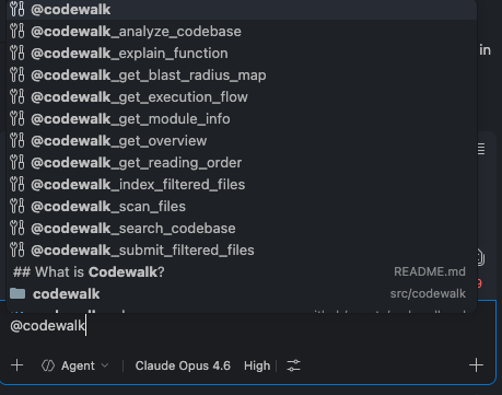 MCP tools list