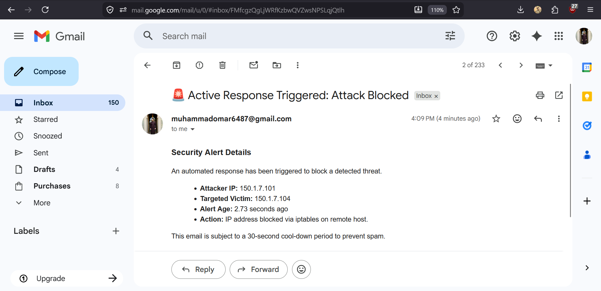 Gmail 通知