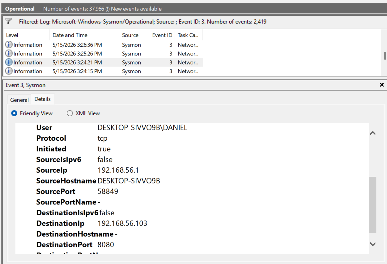 07 Sysmon EventID3 网络连接
