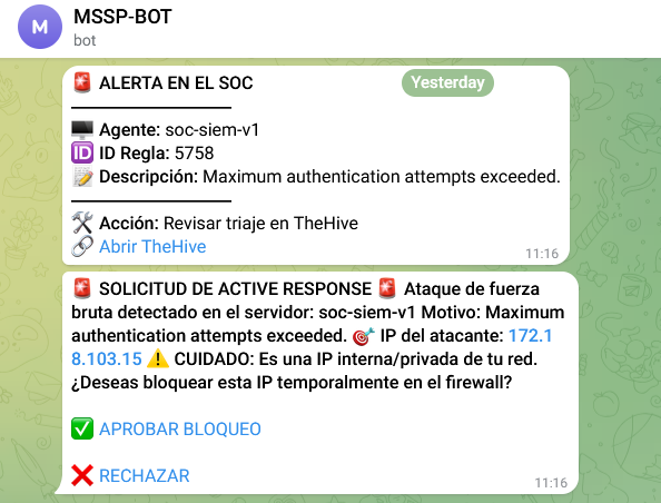 ChatOps - Telegram Bot 主动响应