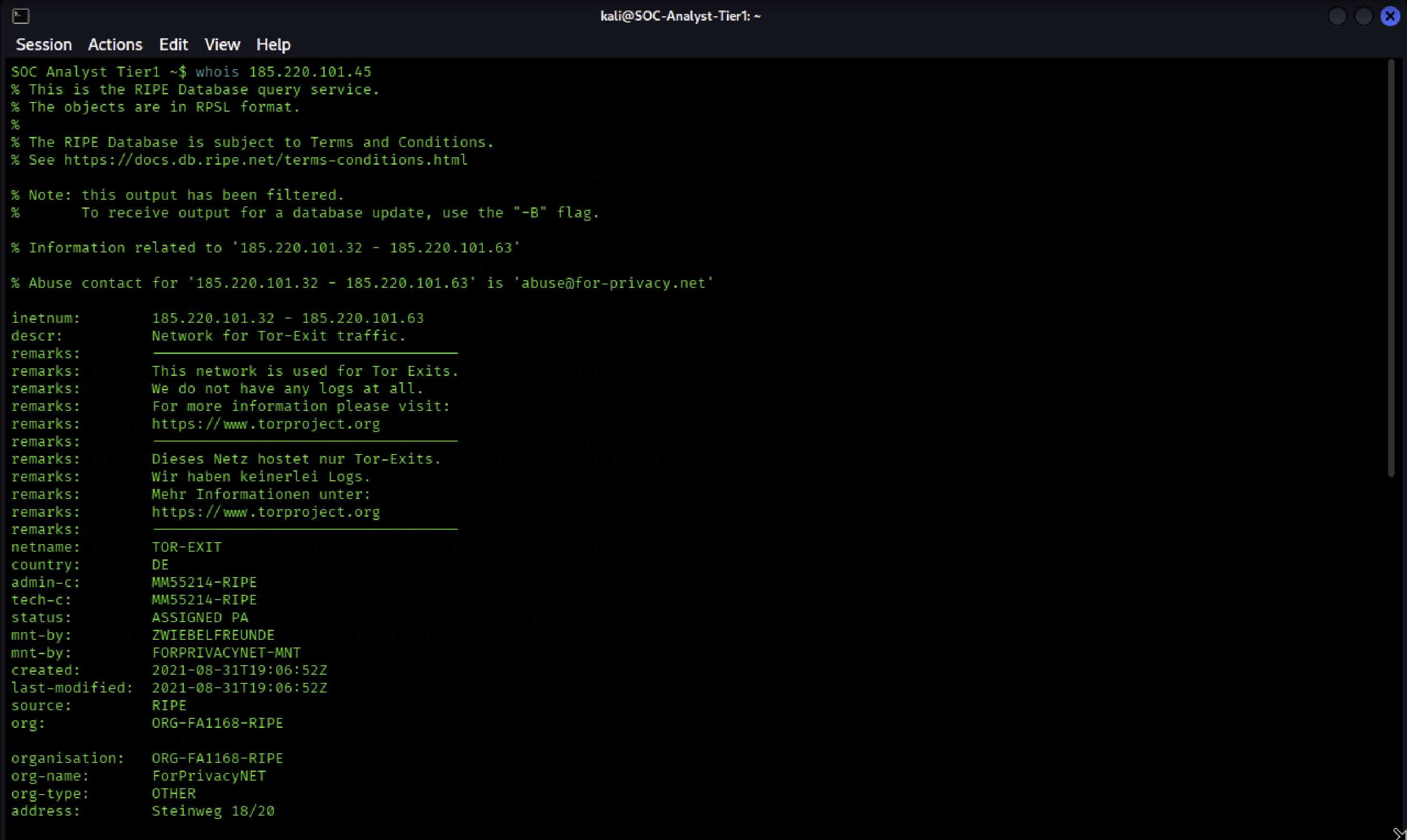 Whois IP 1