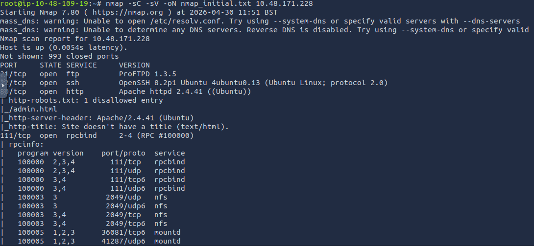 Nmap 扫描
