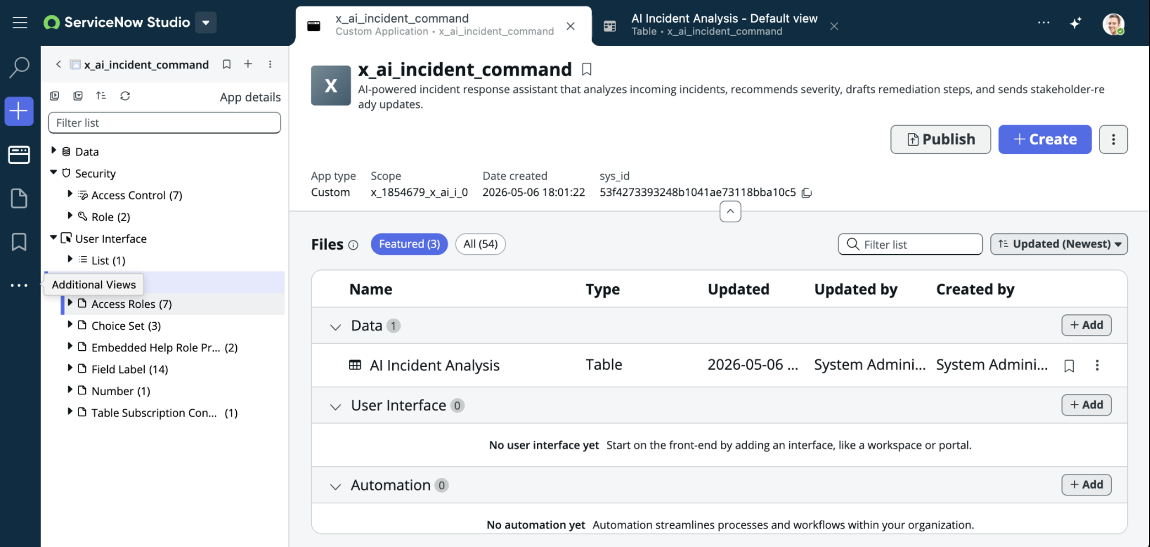 Scoped Application Overview