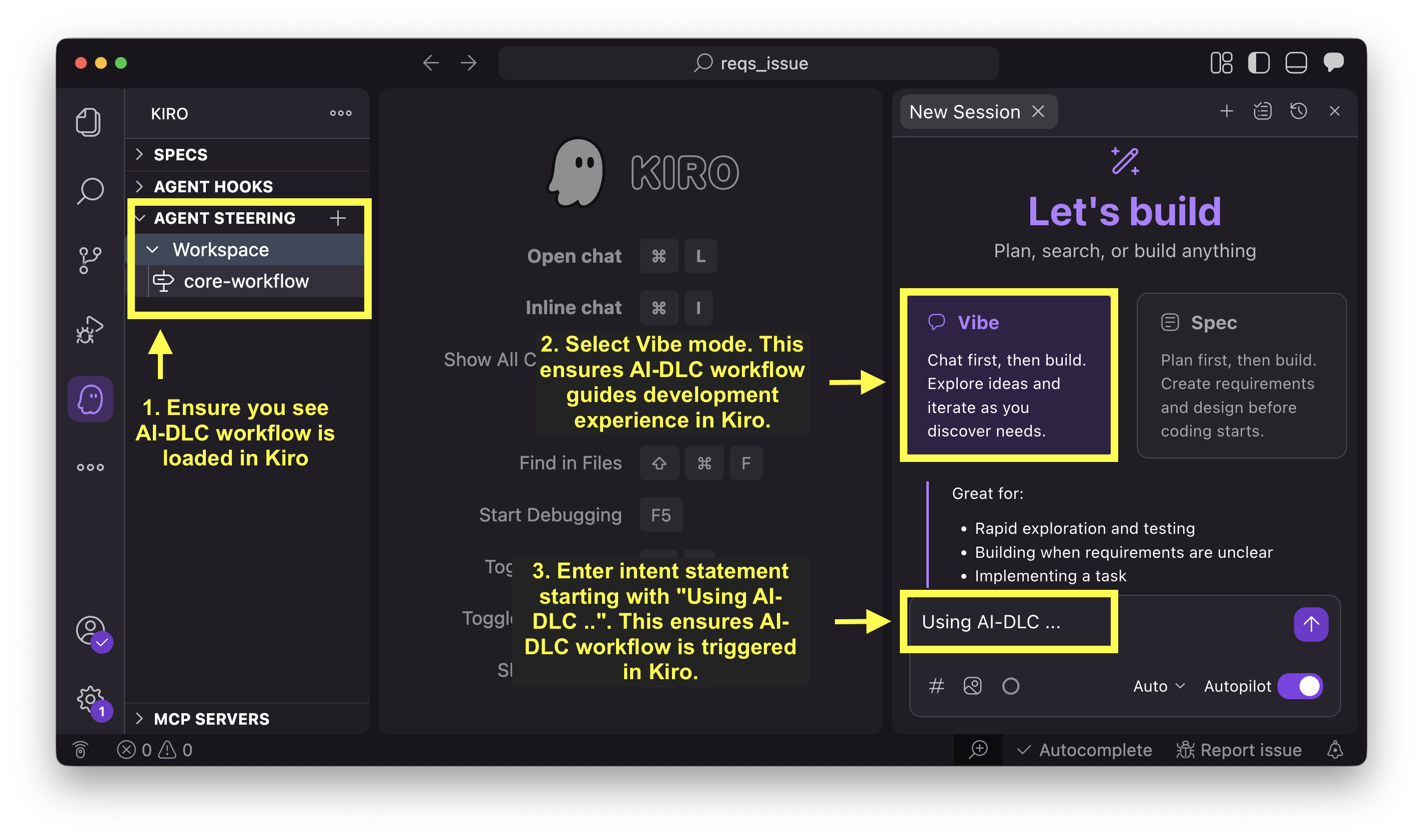 AI-DLC Rules in Kiro IDE