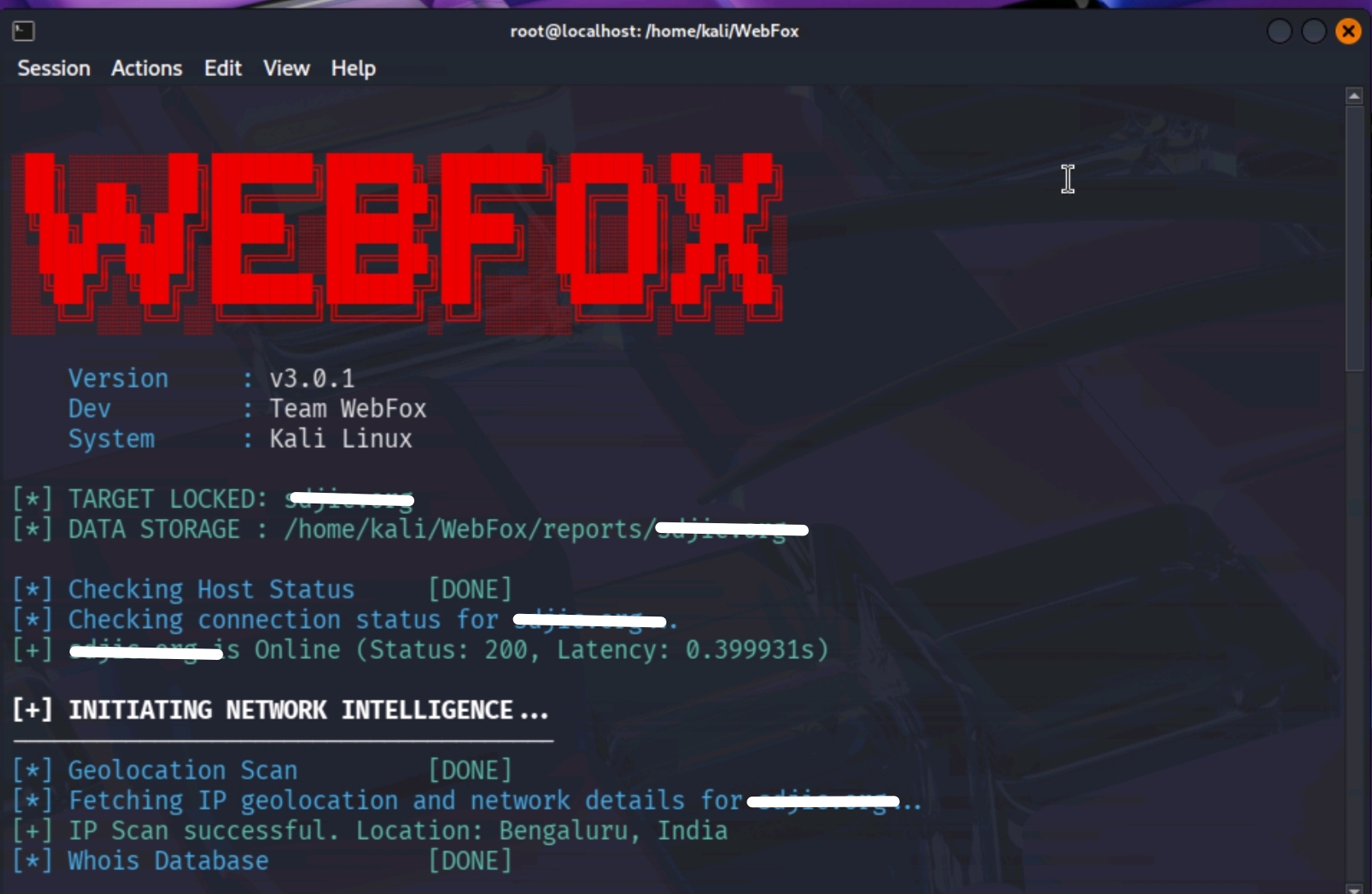 WebFox CLI