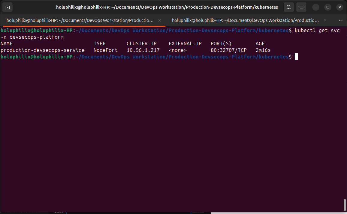 Kubernetes Service 验证