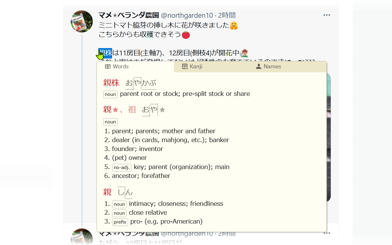 显示音高标注信息的截图