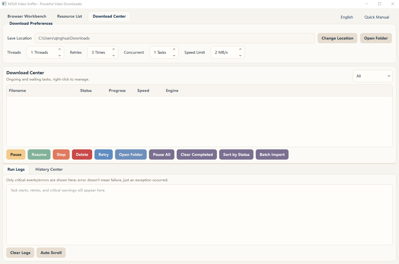 Main Interface