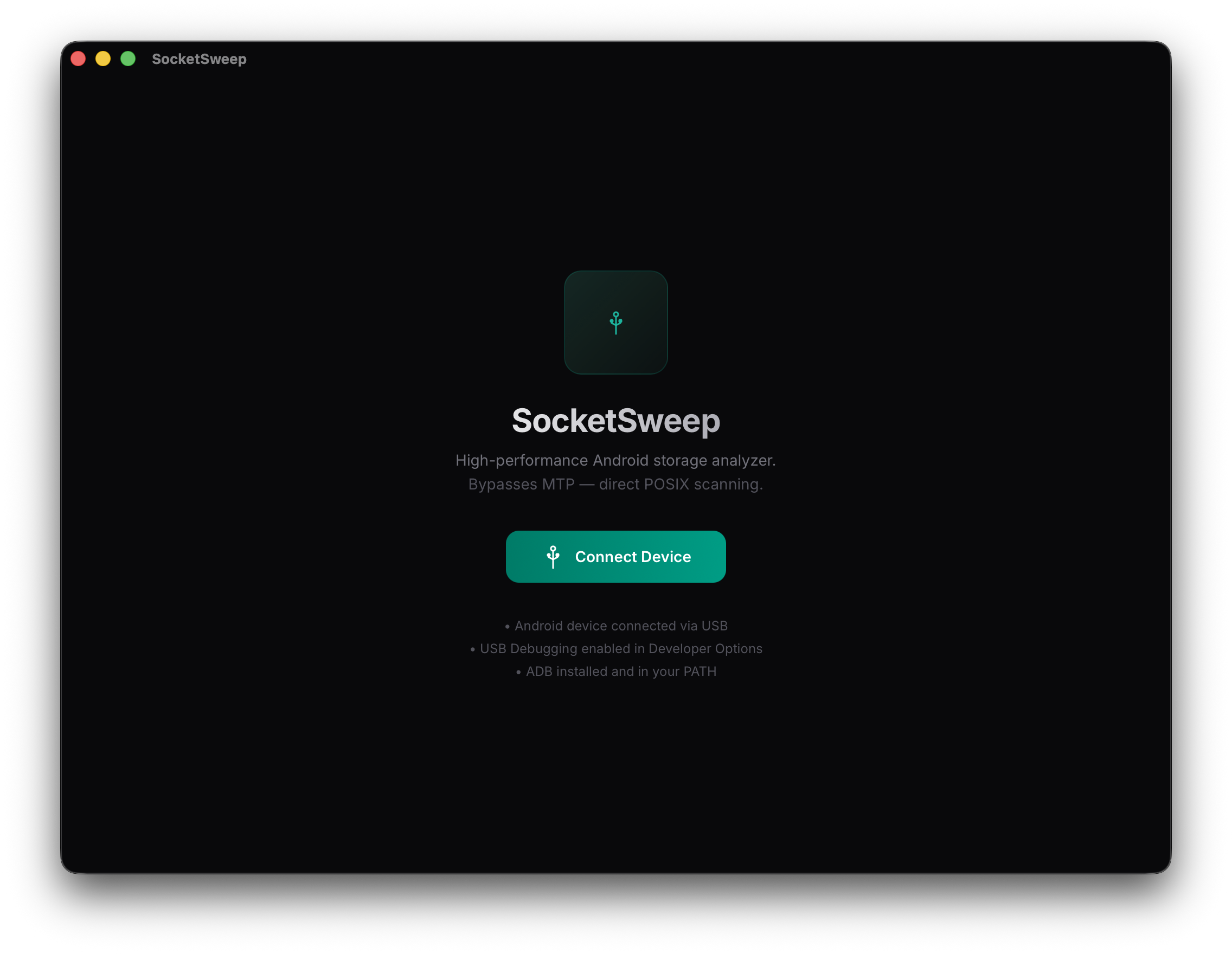 SocketSweep Dashboard