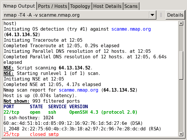 Nmap 结果
