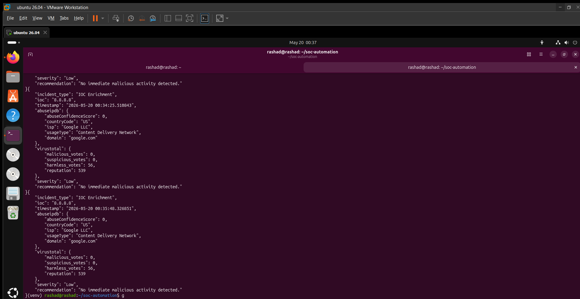 JSON Report
