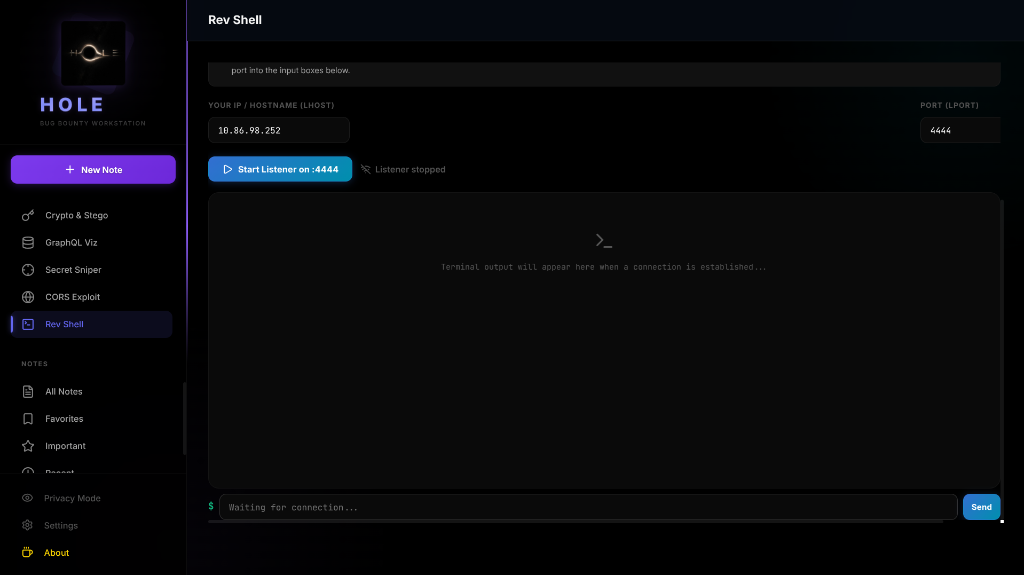 Reverse Shell Listener