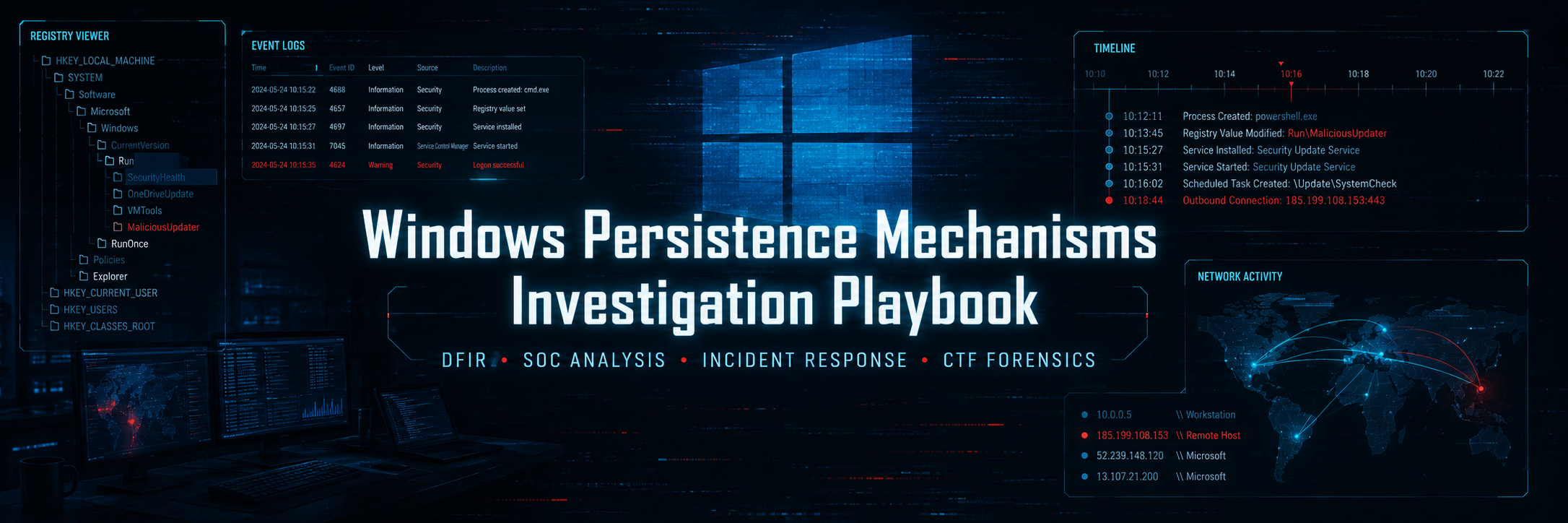 Windows Persistence DFIR Playbook Banner