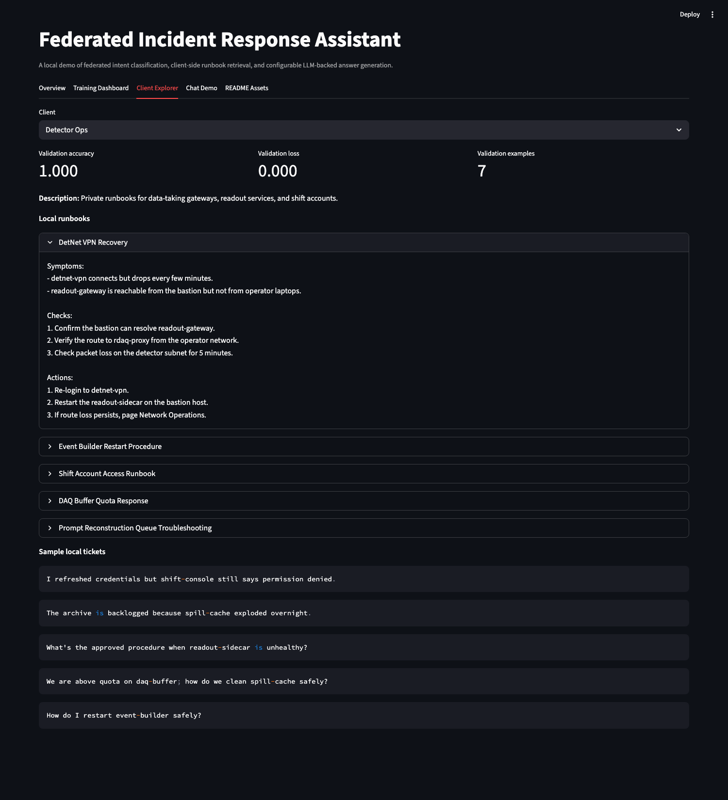 Client Explorer screenshot