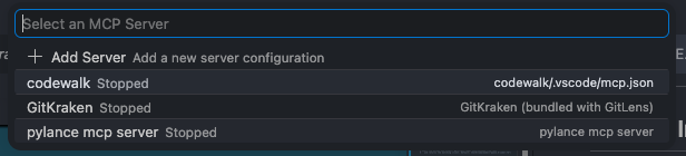 Select codewalk server