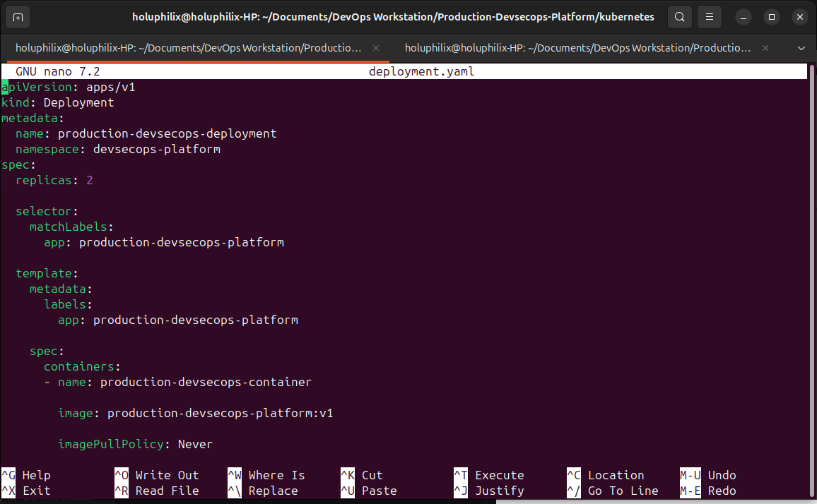 Kubernetes Deployment 配置验证