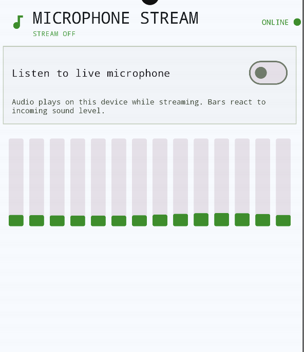 Microphone capture module in xhunter demo