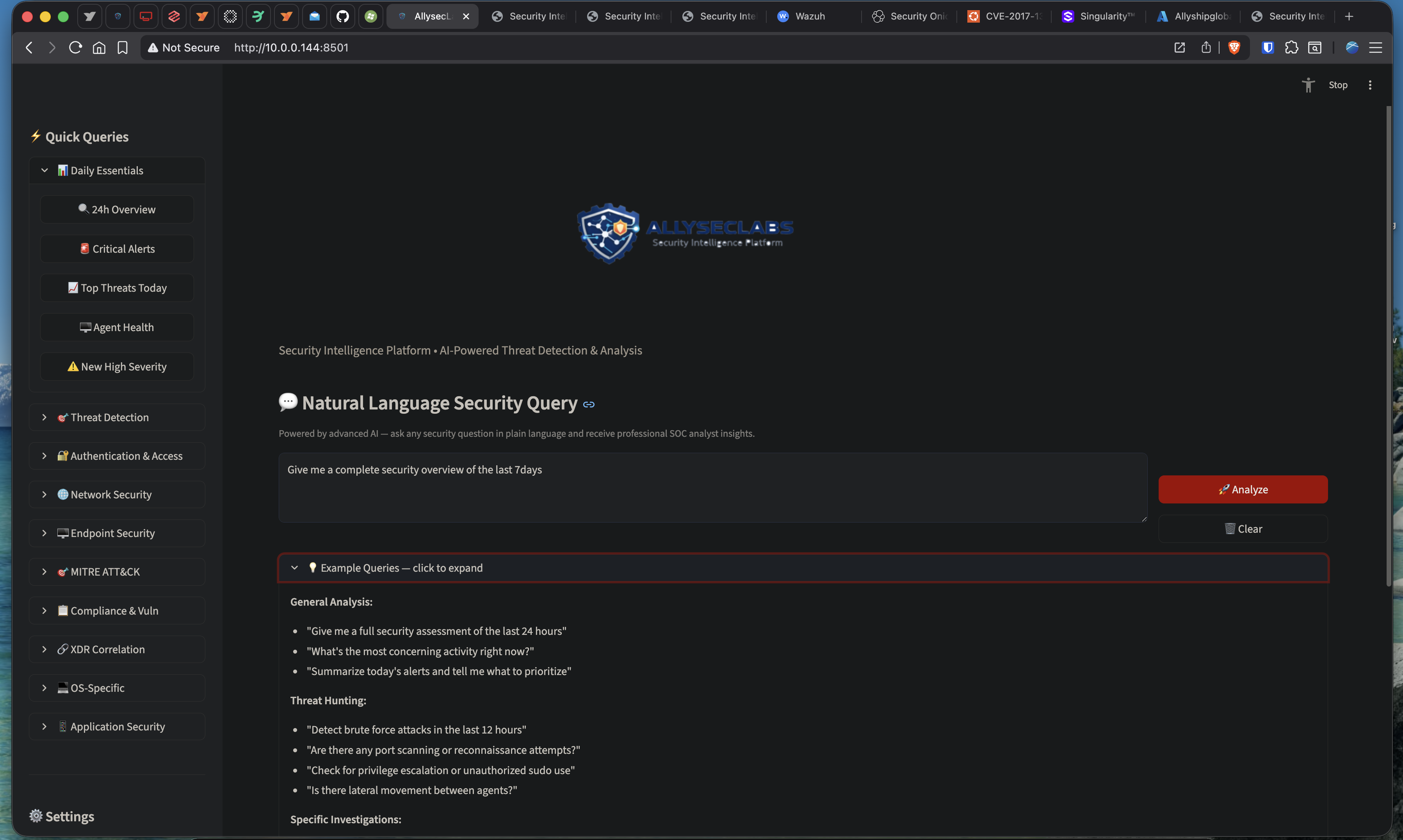 Dark Mode Dashboard