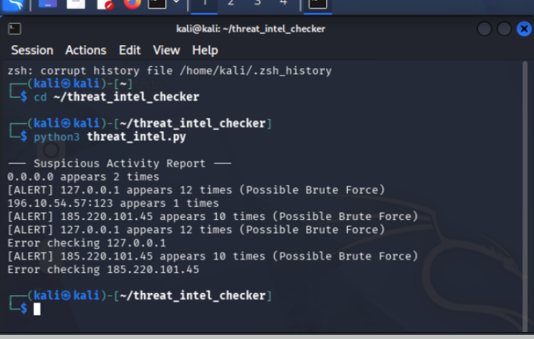 Detection Output