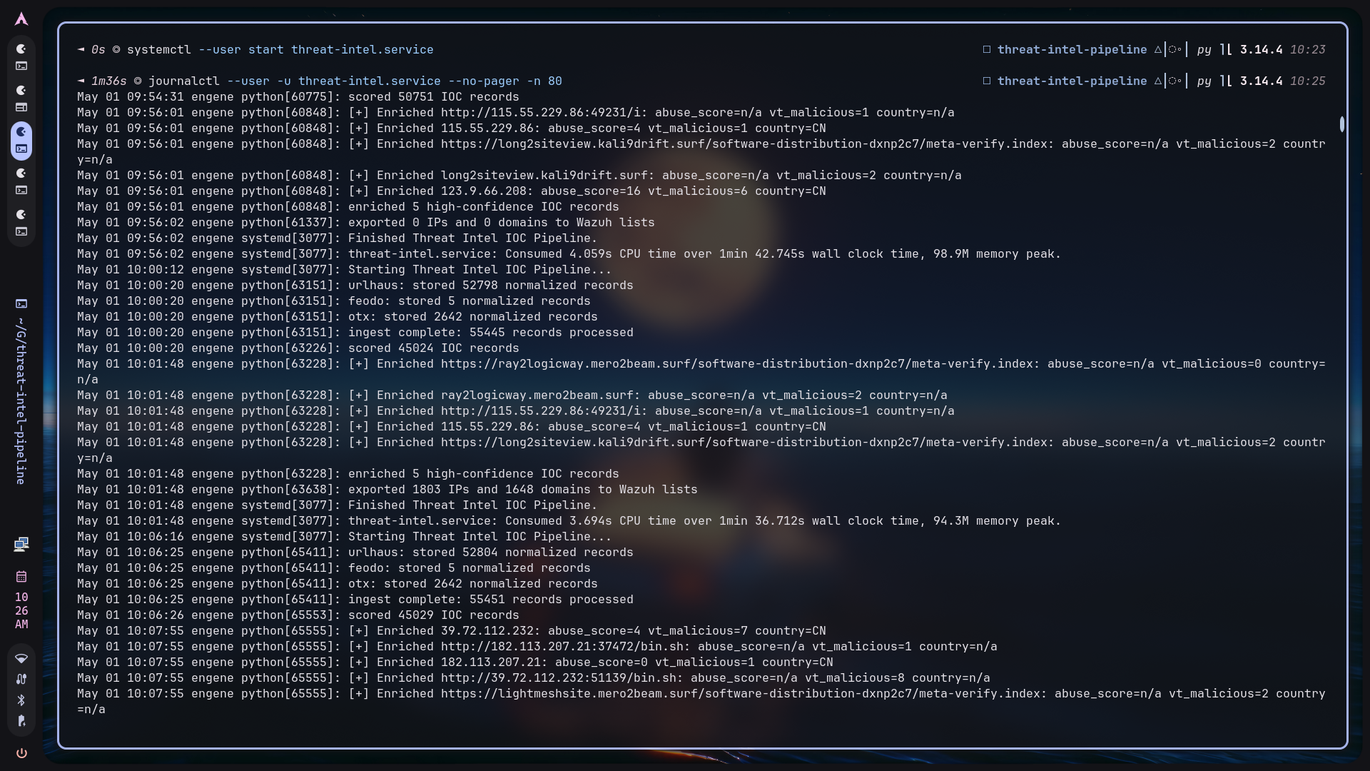 systemd 服务日志