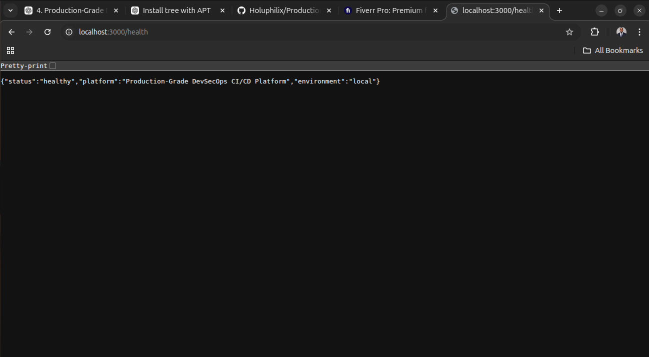 Docker 化健康检查端点验证