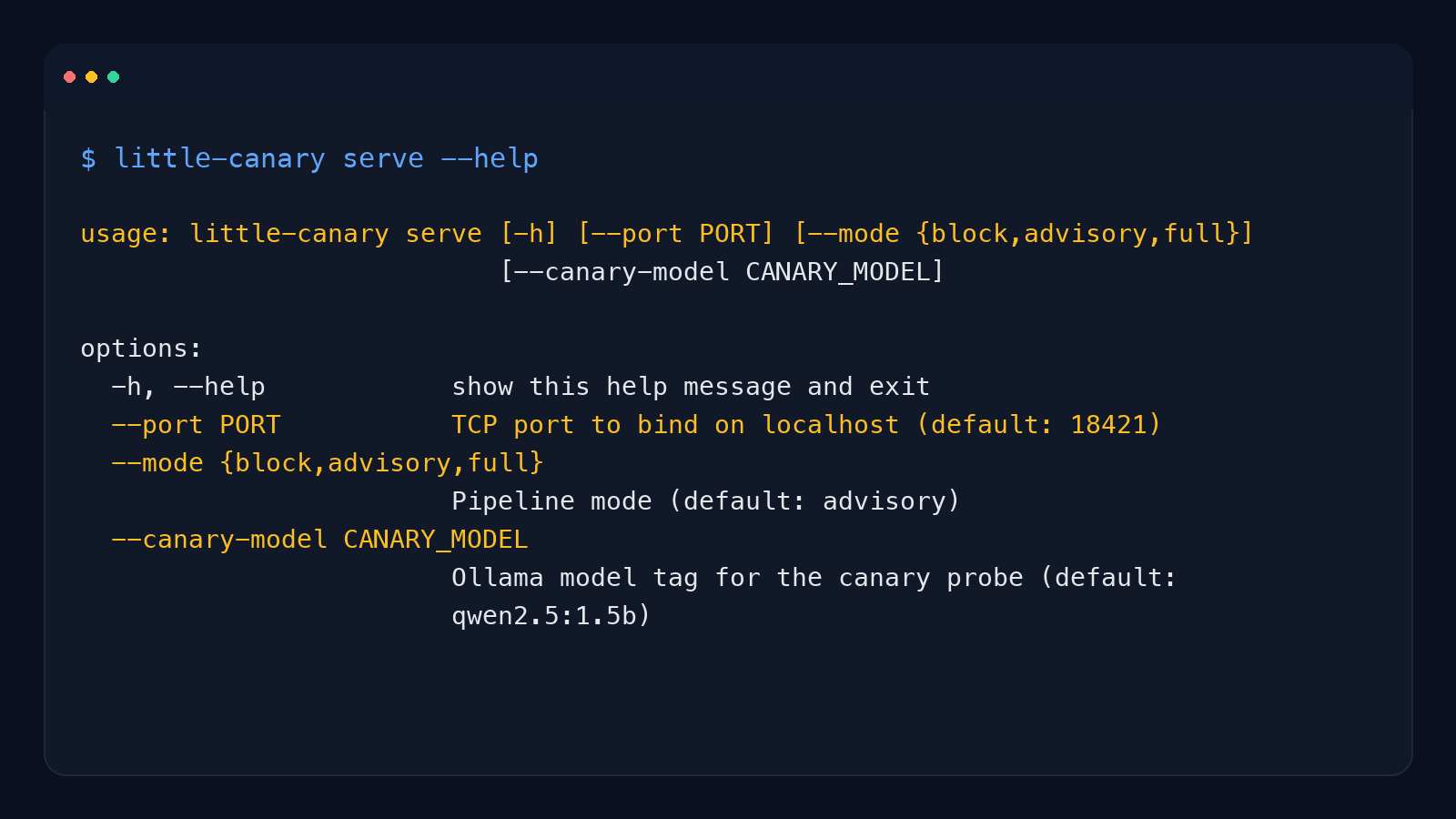 little-canary preview
